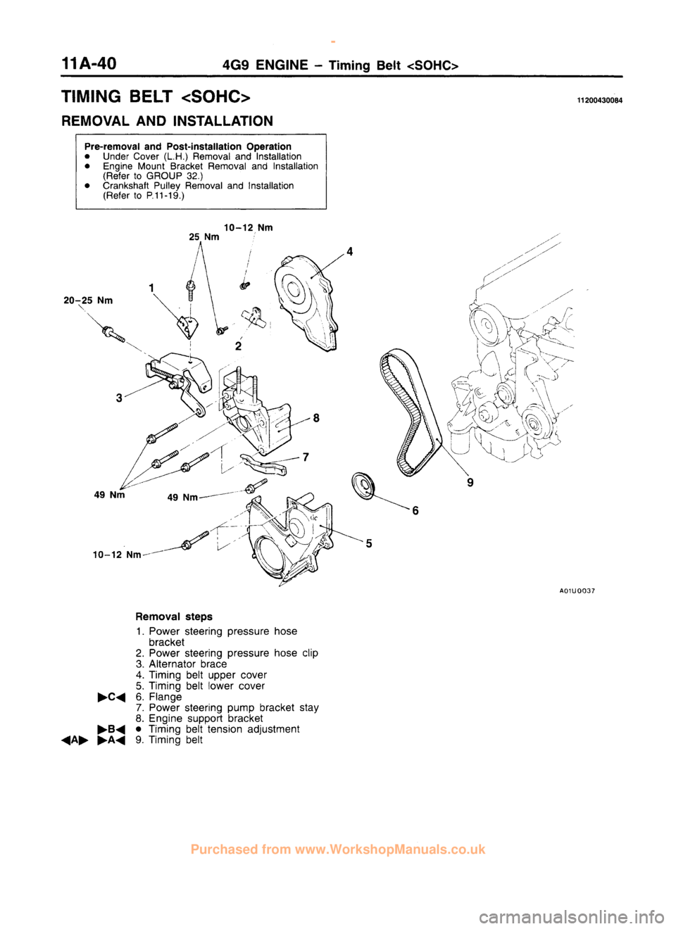 MITSUBISHI CARISMA 1995  Workshop Manual 
 
www.WorkshopManuals.co.uk

 
Purchased from www.WorkshopManuals.co.uk 