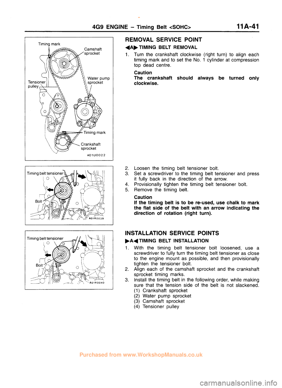 MITSUBISHI CARISMA 1995  Workshop Manual 
 
www.WorkshopManuals.co.uk

 
Purchased from www.WorkshopManuals.co.uk 