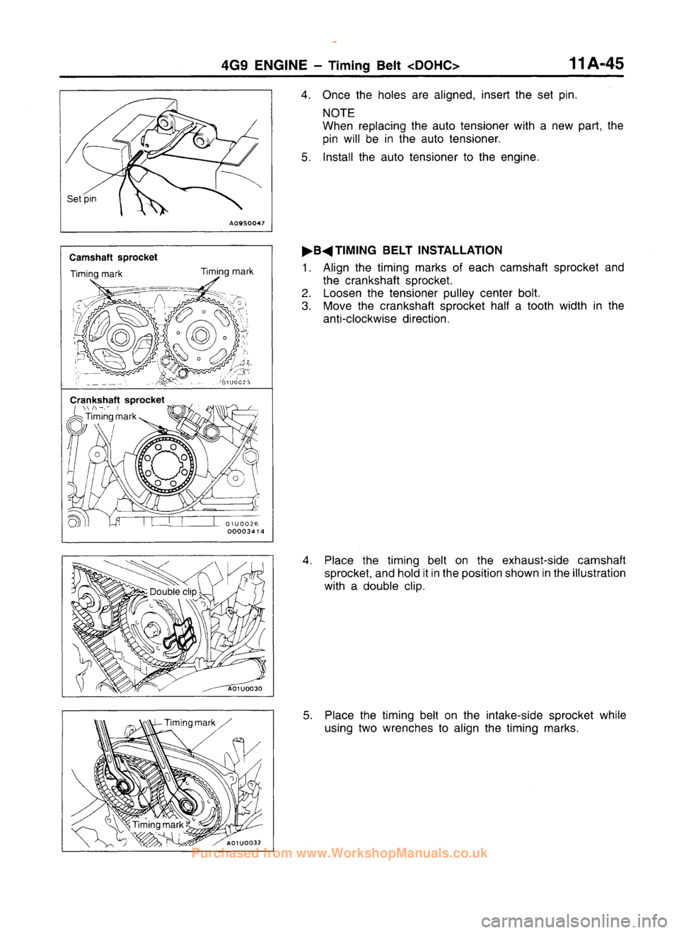 MITSUBISHI CARISMA 1995  Workshop Manual 
 
www.WorkshopManuals.co.uk

 
Purchased from www.WorkshopManuals.co.uk 