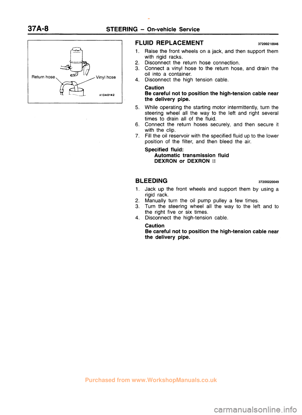 MITSUBISHI CARISMA 1995  Workshop Manual 
 
www.WorkshopManuals.co.uk

 
Purchased from www.WorkshopManuals.co.uk 