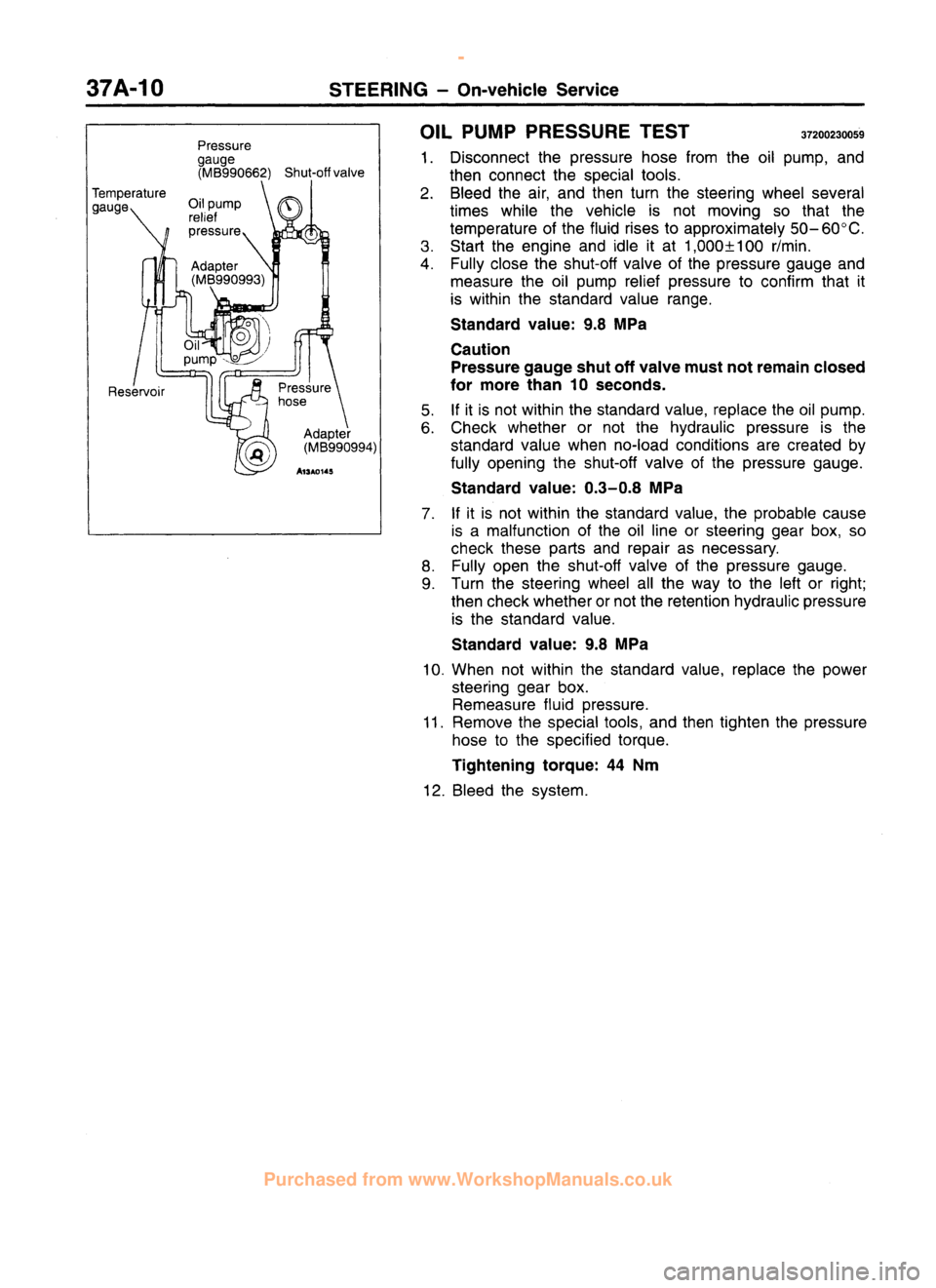 MITSUBISHI CARISMA 1995  Workshop Manual 
 
www.WorkshopManuals.co.uk

 
Purchased from www.WorkshopManuals.co.uk 