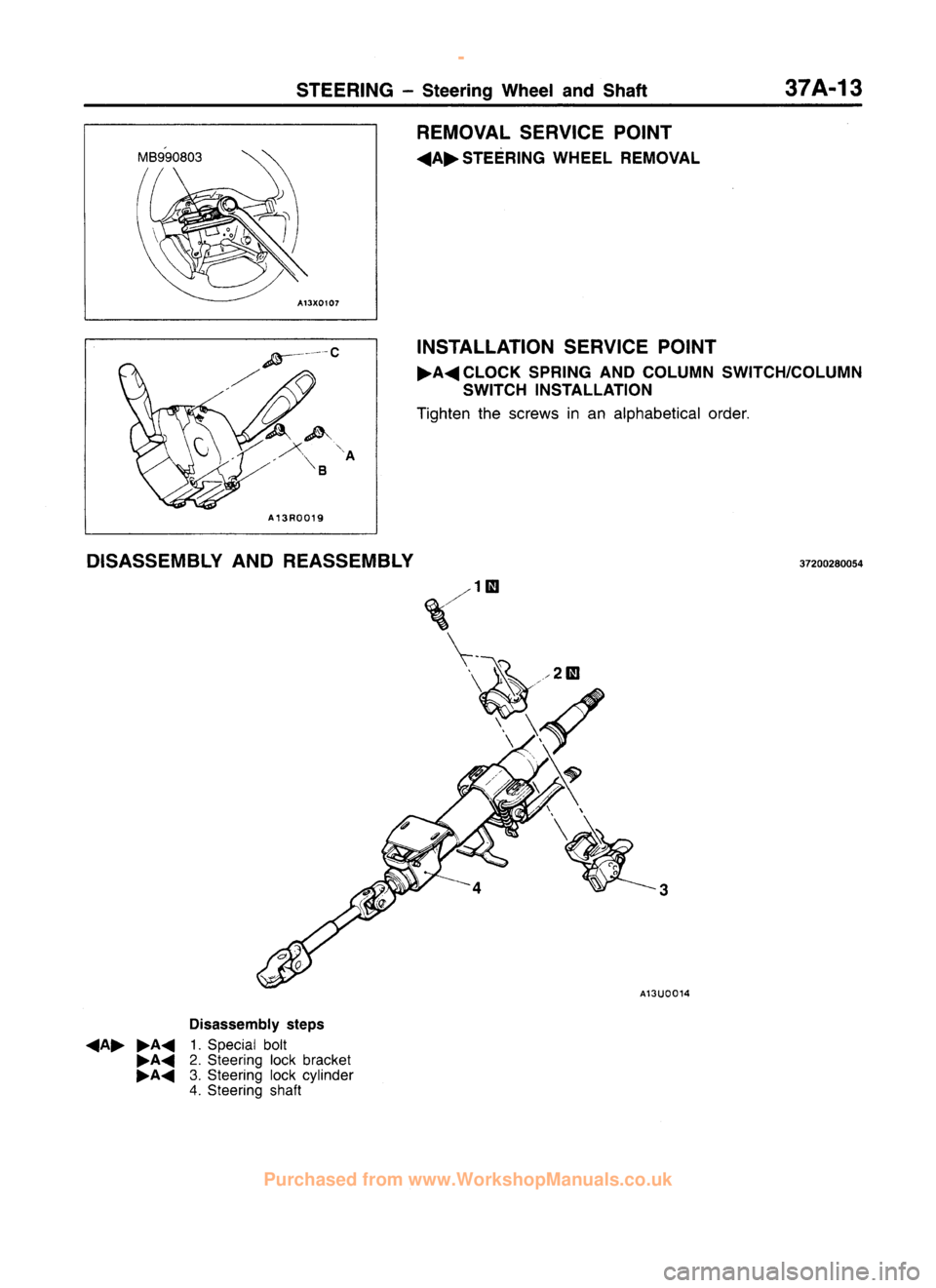 MITSUBISHI CARISMA 1995  Workshop Manual 
 
www.WorkshopManuals.co.uk

 
Purchased from www.WorkshopManuals.co.uk 