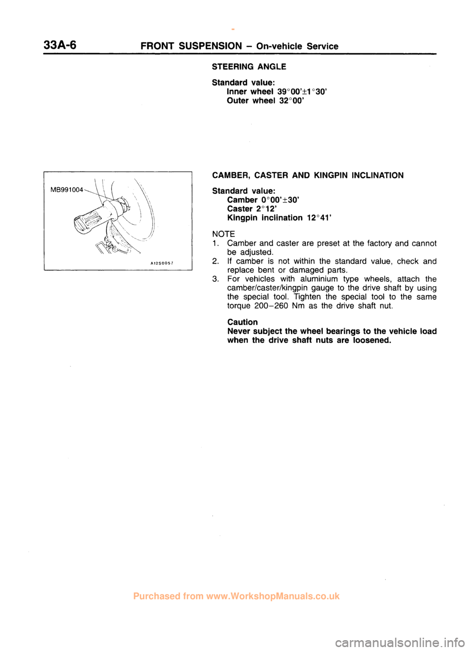 MITSUBISHI CARISMA 1995  Workshop Manual 
 
www.WorkshopManuals.co.uk

 
Purchased from www.WorkshopManuals.co.uk 