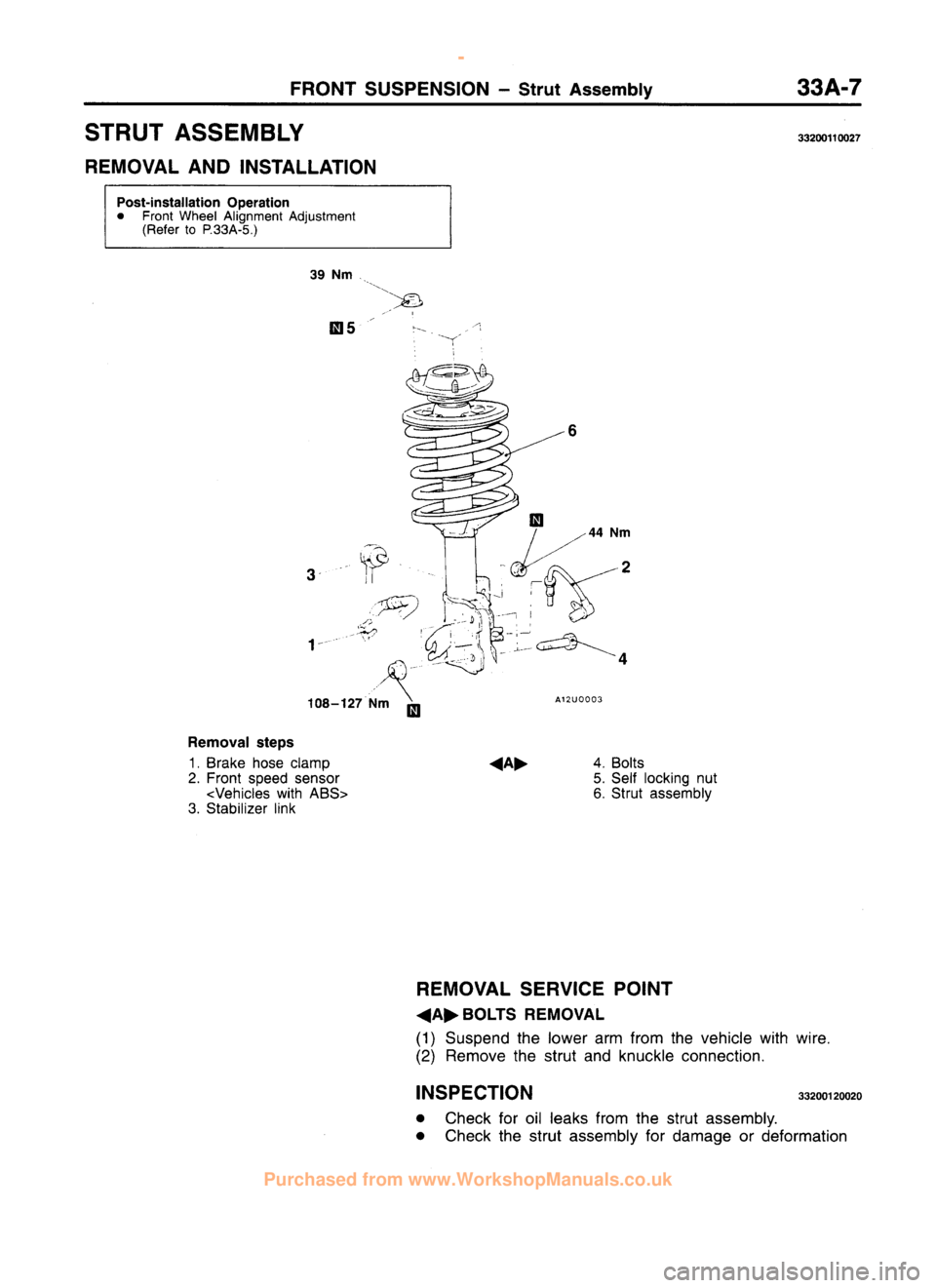 MITSUBISHI CARISMA 1995  Workshop Manual 
 
www.WorkshopManuals.co.uk

 
Purchased from www.WorkshopManuals.co.uk 
