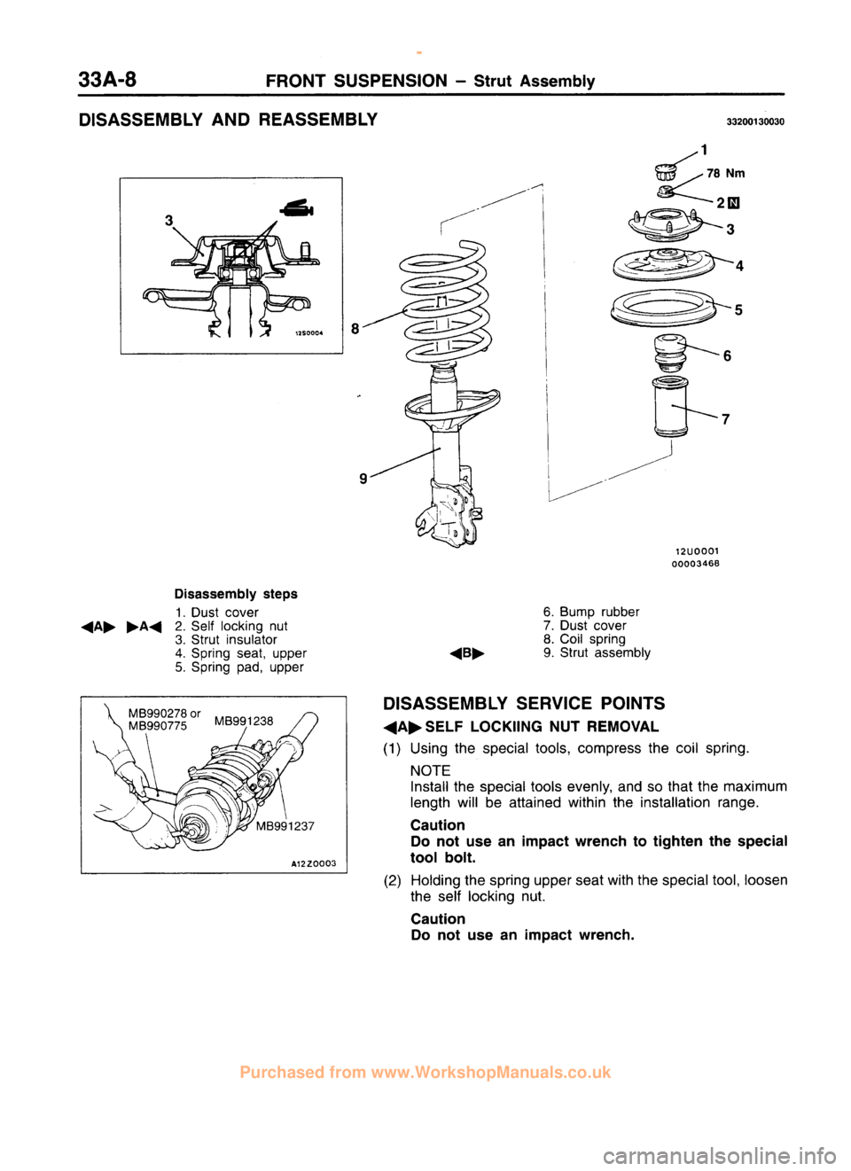 MITSUBISHI CARISMA 1995  Workshop Manual 
 
www.WorkshopManuals.co.uk

 
Purchased from www.WorkshopManuals.co.uk 