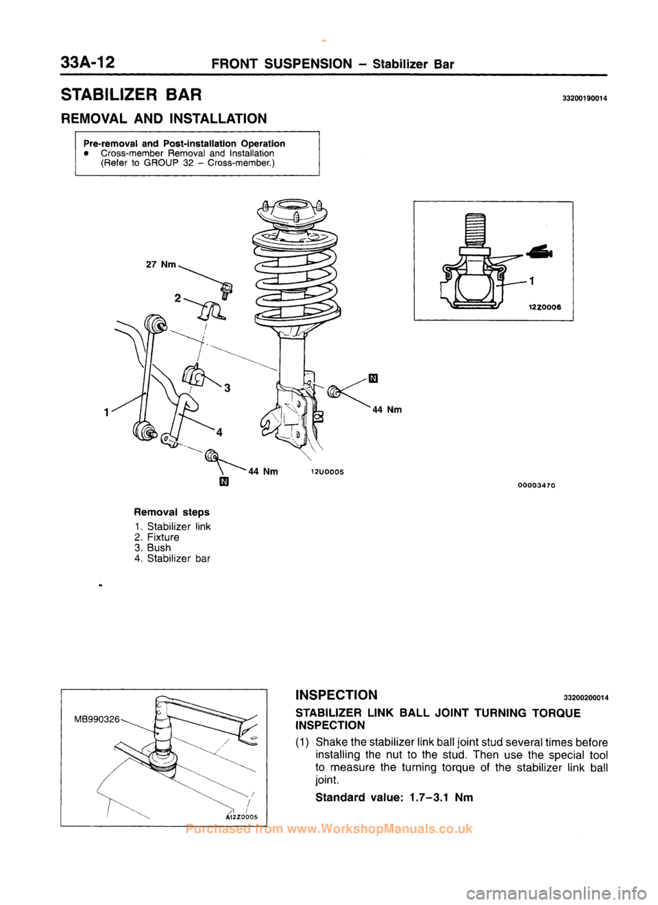 MITSUBISHI CARISMA 1995  Workshop Manual 
 
www.WorkshopManuals.co.uk

 
Purchased from www.WorkshopManuals.co.uk 
