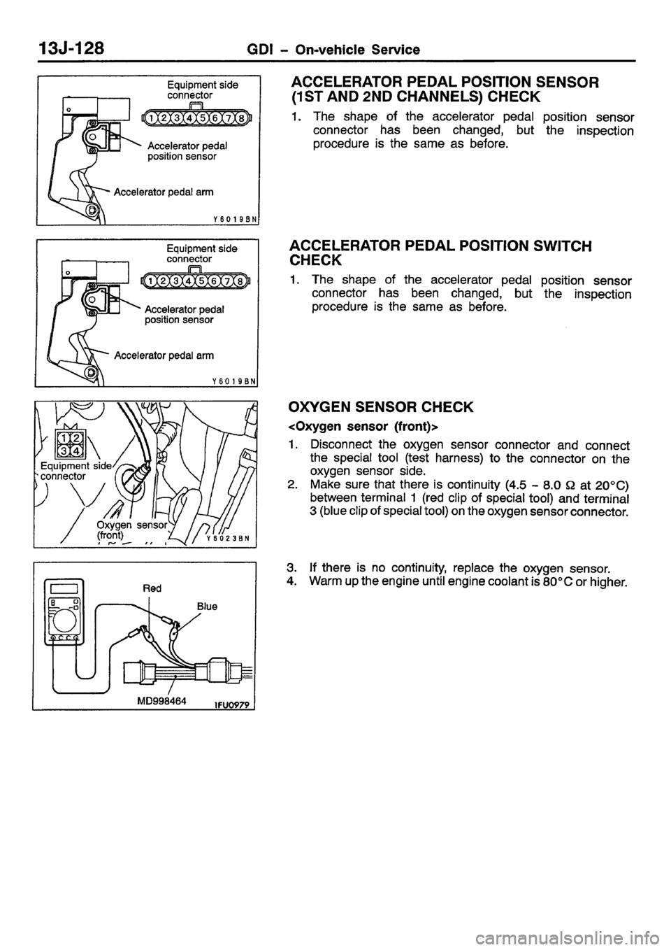 MITSUBISHI CARISMA 2001  Workshop Manual 