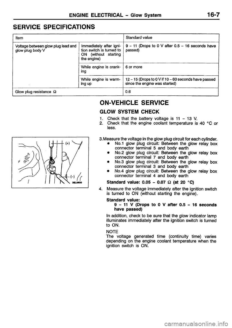 MITSUBISHI CARISMA 2001  Workshop Manual 