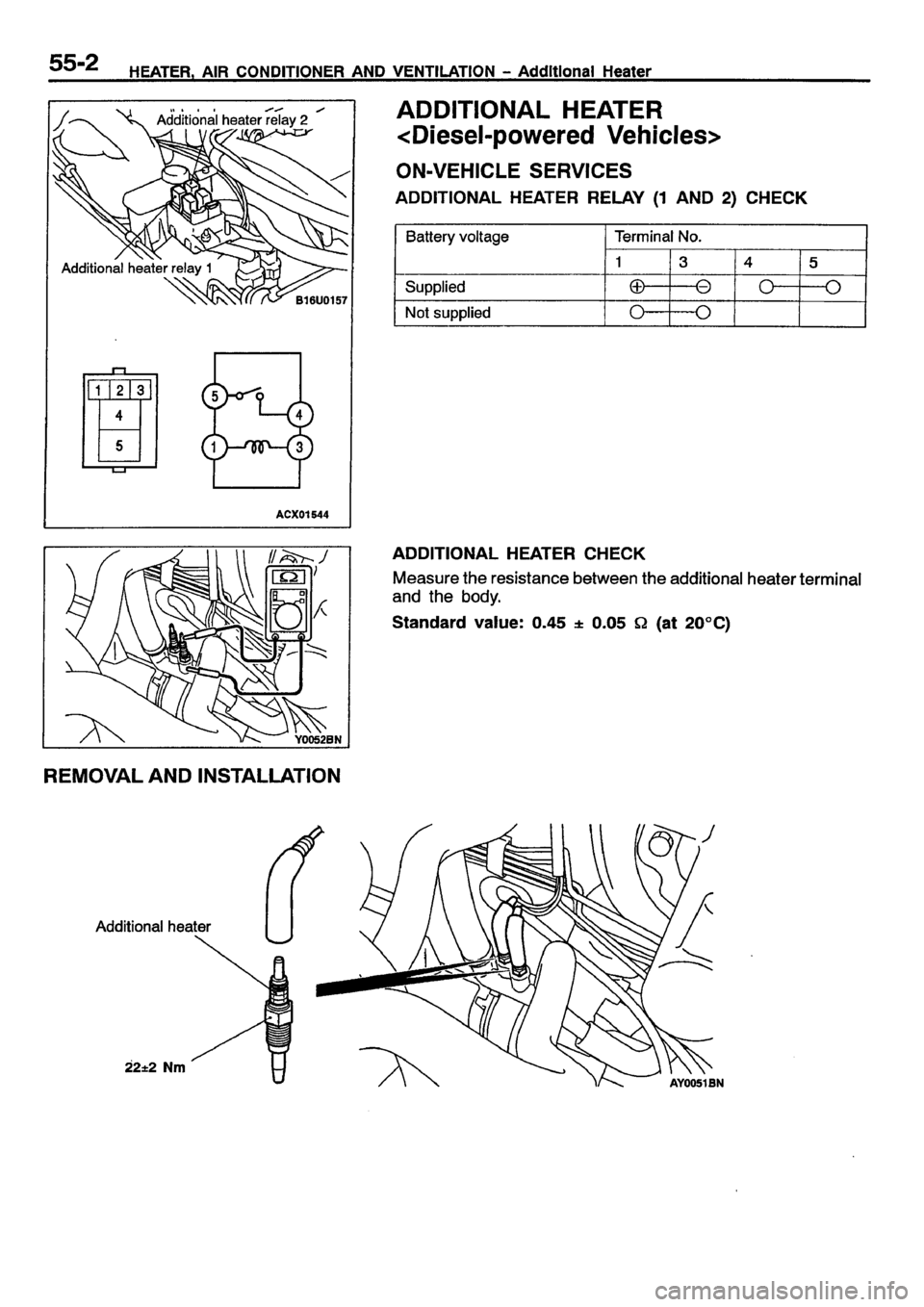 MITSUBISHI CARISMA 2001  Workshop Manual 