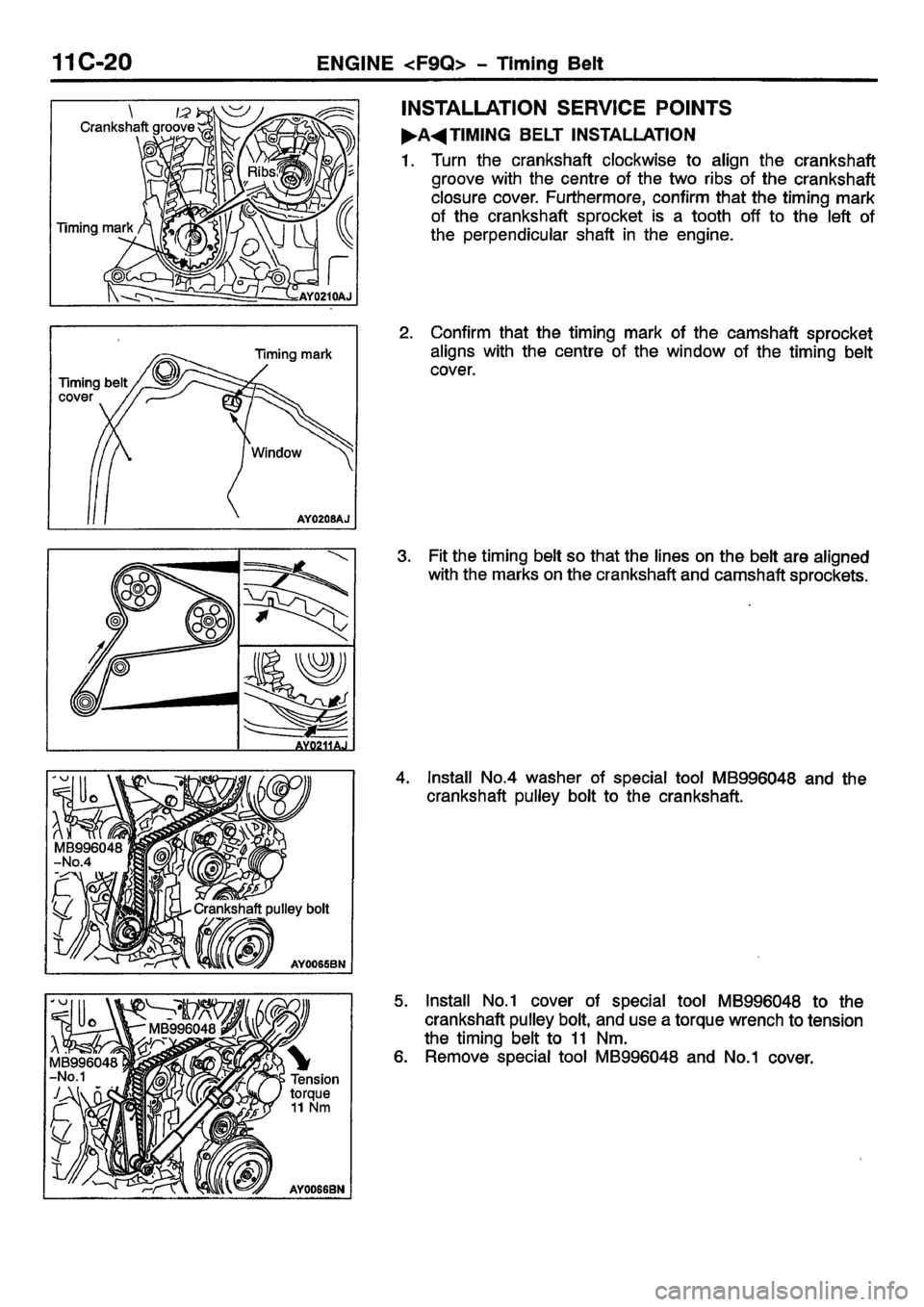 MITSUBISHI CARISMA 2001  Workshop Manual 