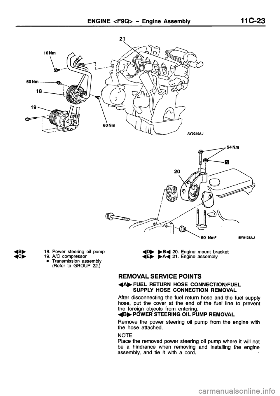 MITSUBISHI CARISMA 2001  Workshop Manual 
