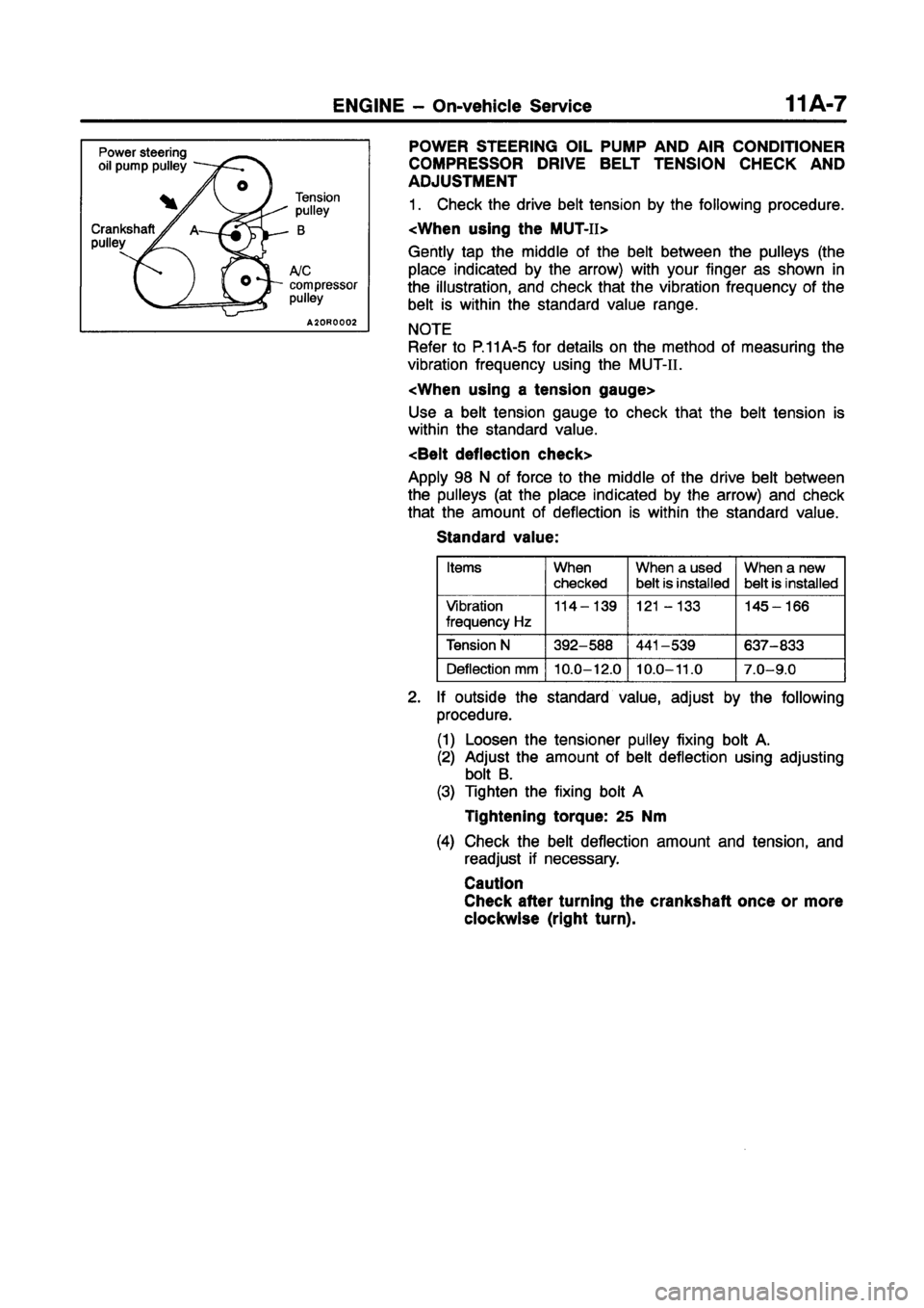 MITSUBISHI CARISMA 1998  Workshop Manual 