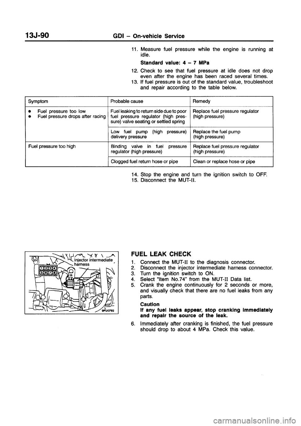 MITSUBISHI CARISMA 1998  Workshop Manual 