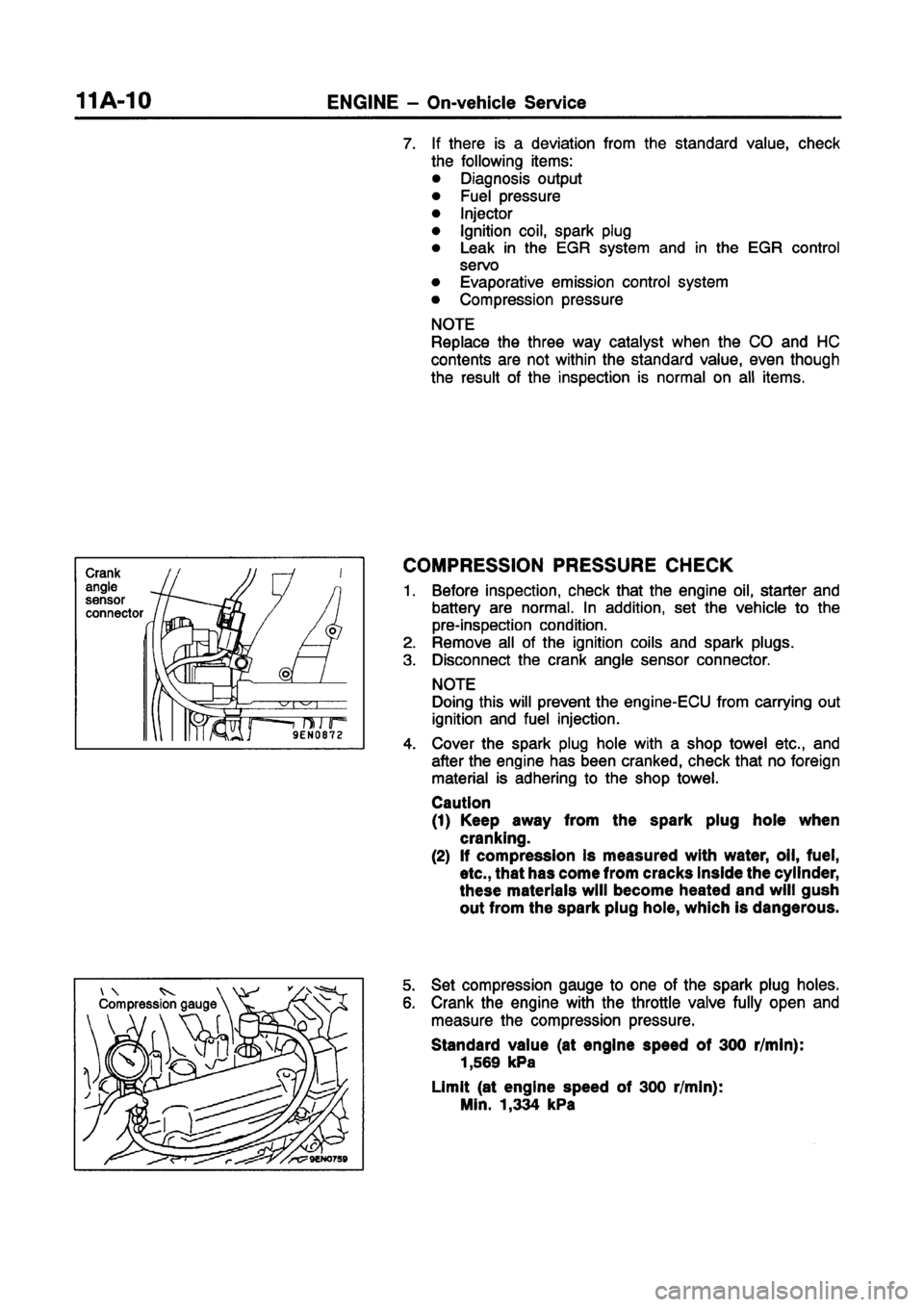 MITSUBISHI CARISMA 1998  Workshop Manual 