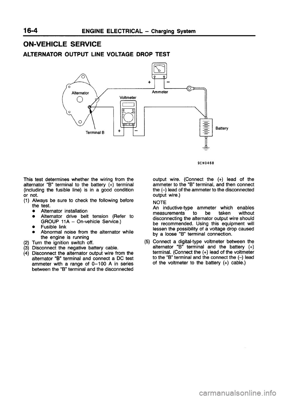 MITSUBISHI CARISMA 1998  Workshop Manual 