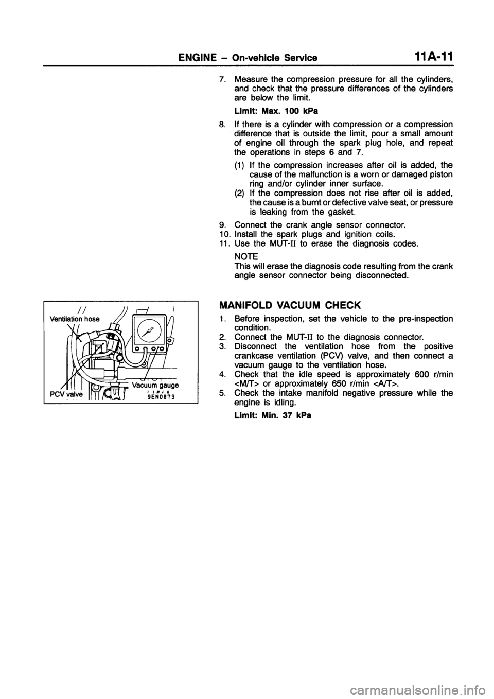 MITSUBISHI CARISMA 1998  Workshop Manual 