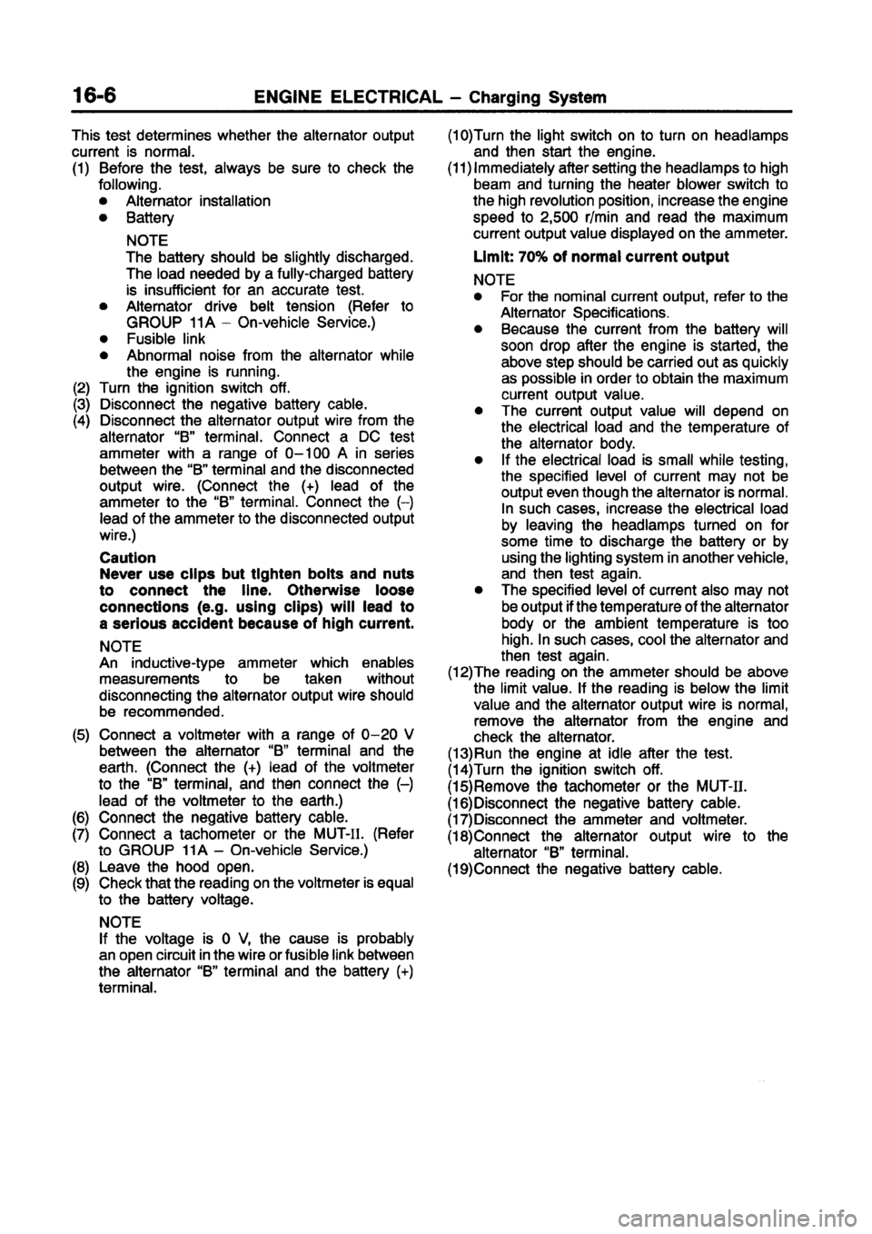 MITSUBISHI CARISMA 1998  Workshop Manual 