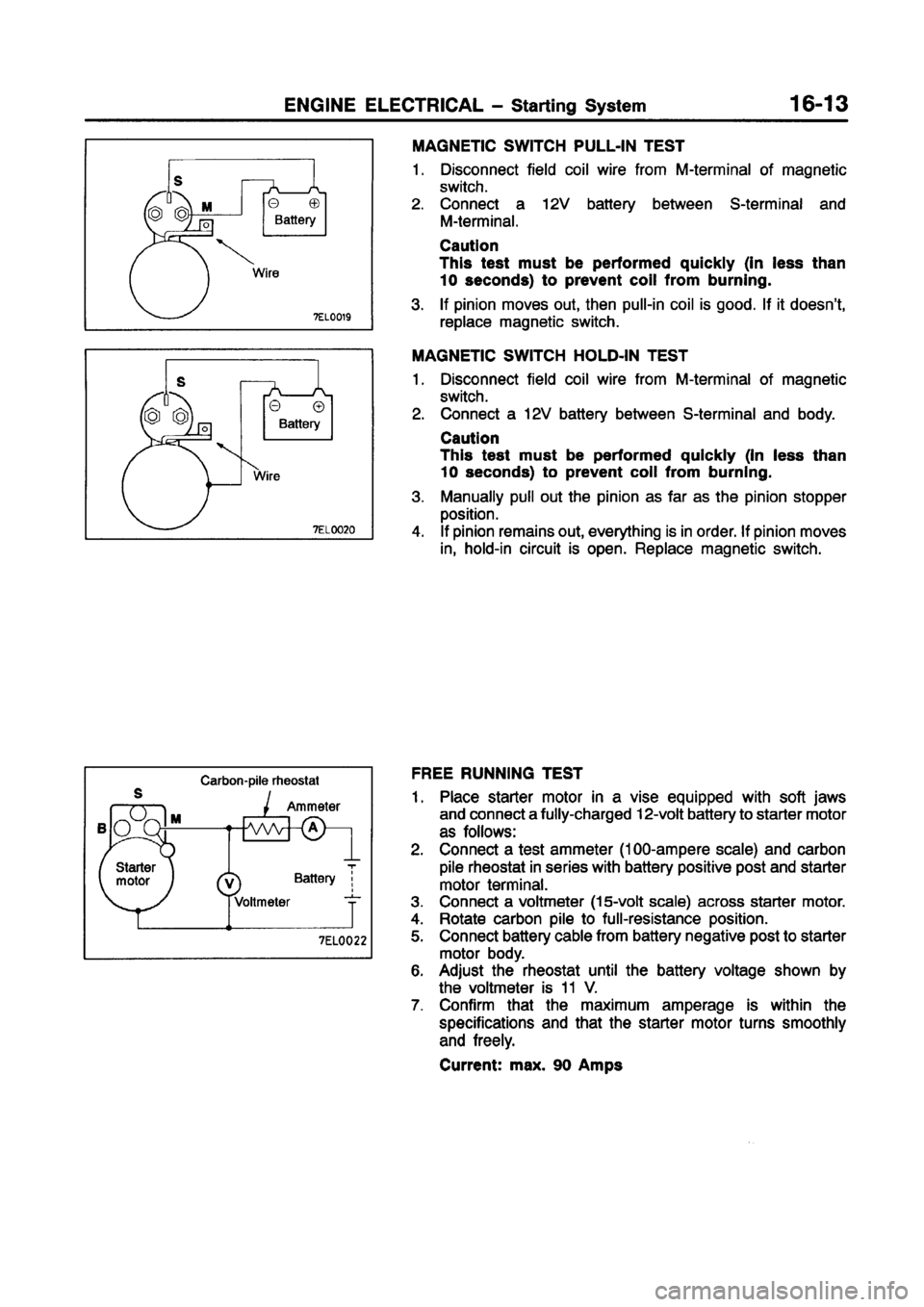 MITSUBISHI CARISMA 1998  Workshop Manual 