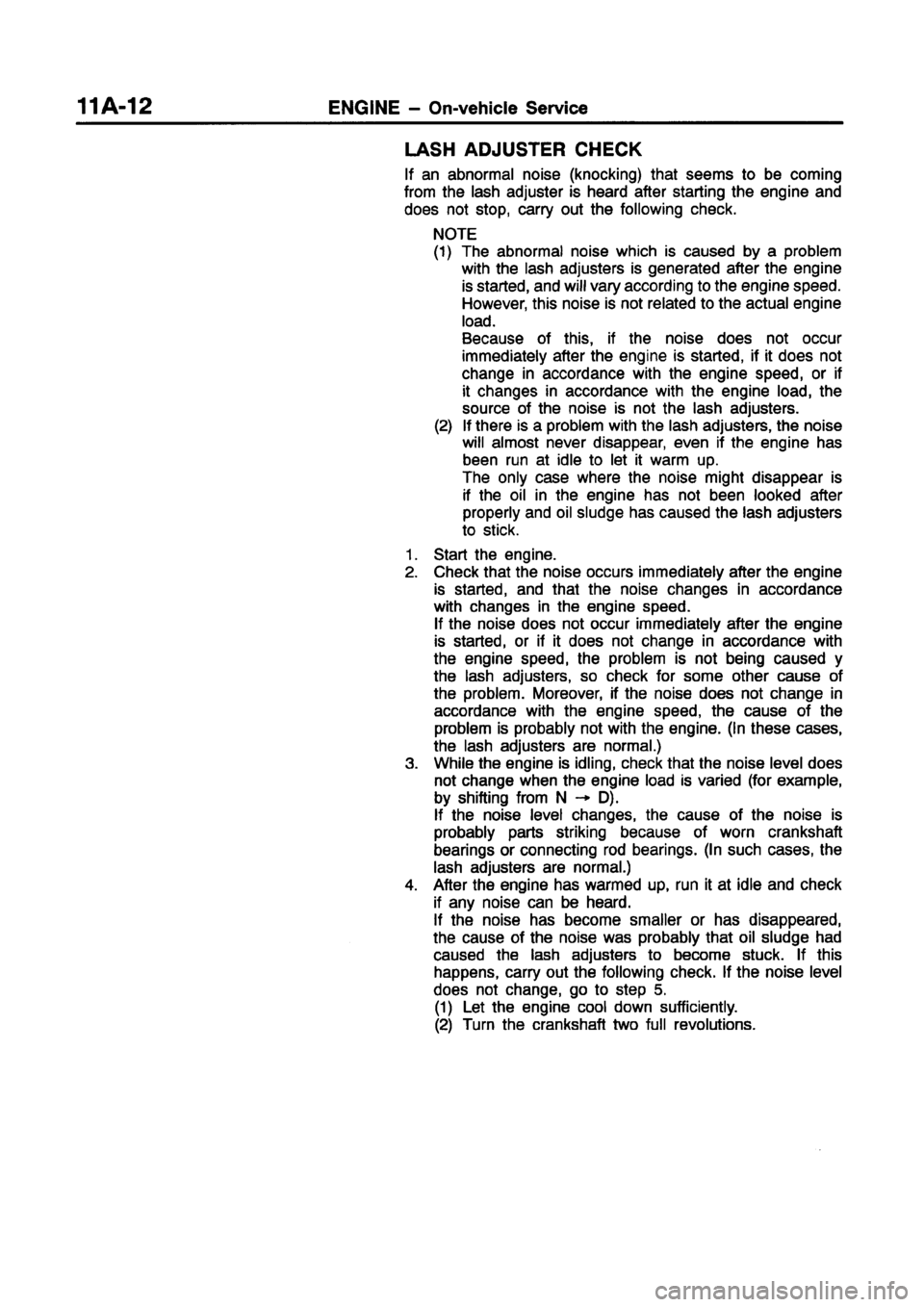 MITSUBISHI CARISMA 1998  Workshop Manual 