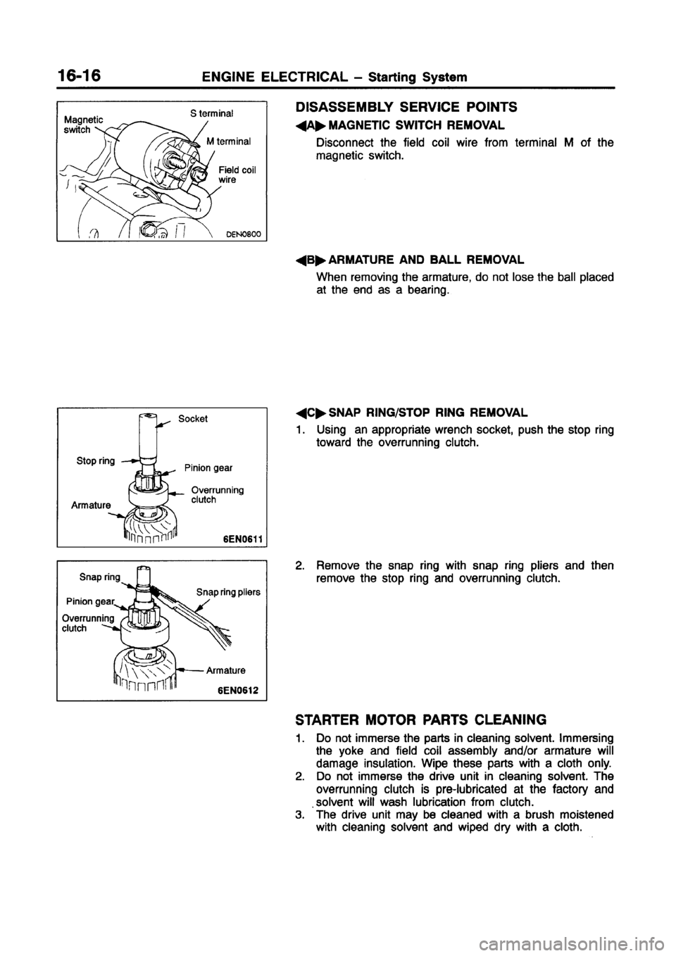 MITSUBISHI CARISMA 1998  Workshop Manual 