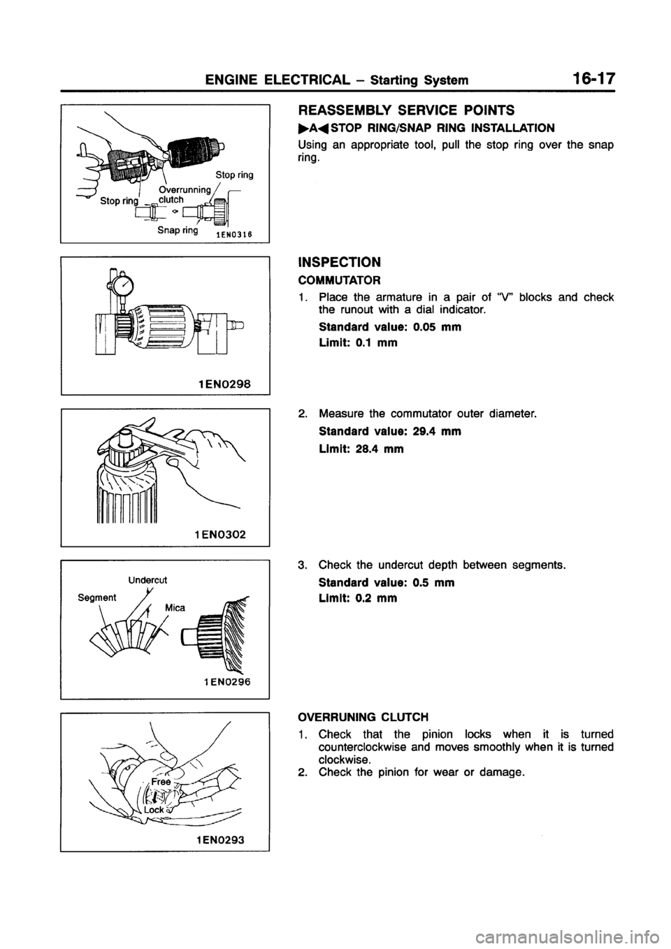 MITSUBISHI CARISMA 1998  Workshop Manual 