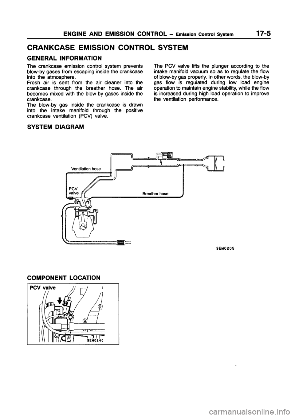 MITSUBISHI CARISMA 1998  Workshop Manual 