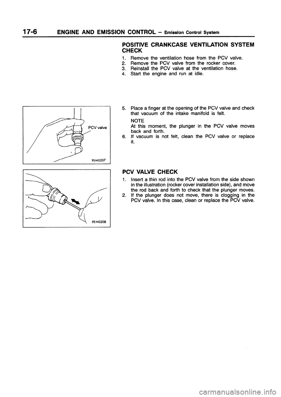 MITSUBISHI CARISMA 1998  Workshop Manual 