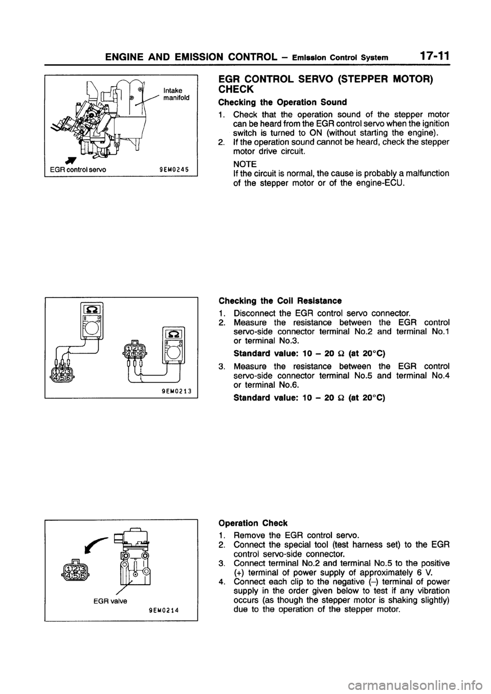 MITSUBISHI CARISMA 1998  Workshop Manual 