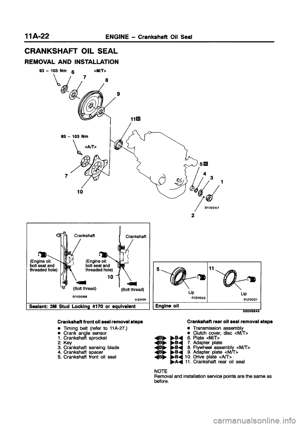 MITSUBISHI CARISMA 1998  Workshop Manual 
