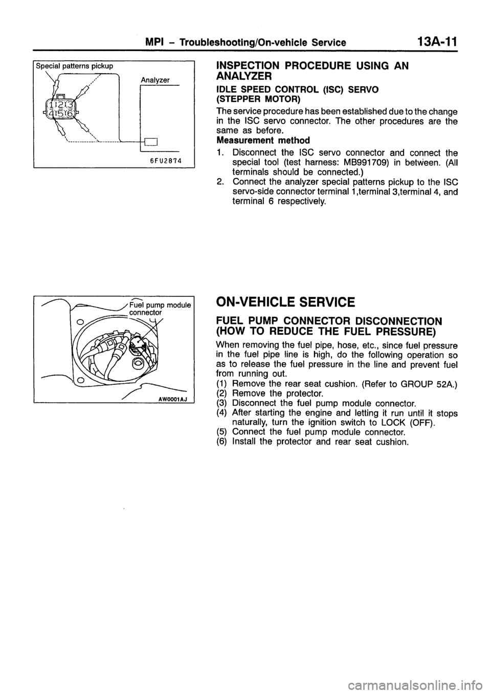 MITSUBISHI CARISMA 1999  Workshop Manual 
