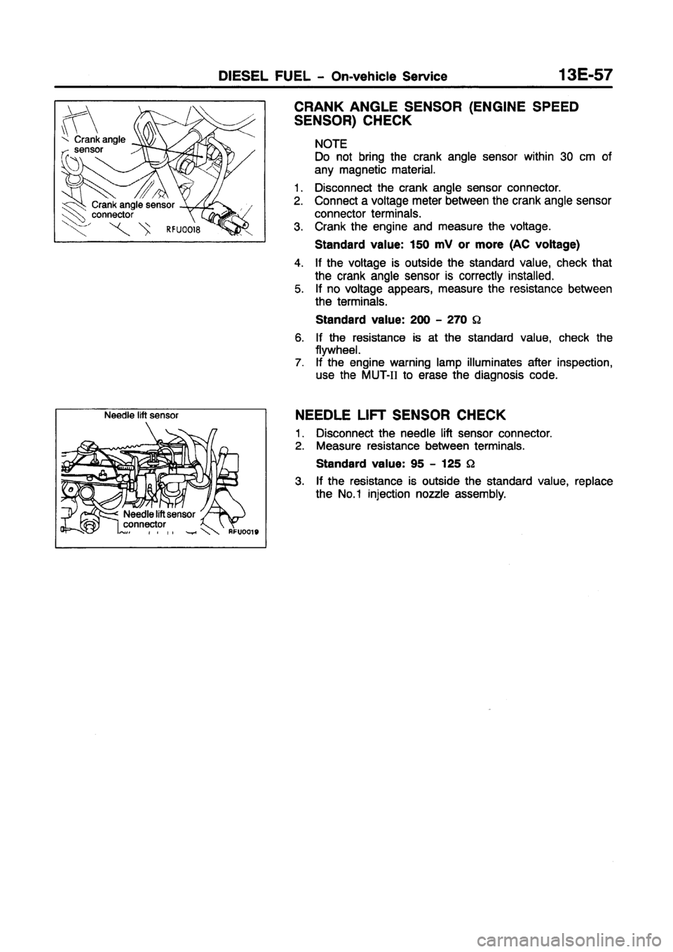 MITSUBISHI CARISMA 1997  Workshop Manual 