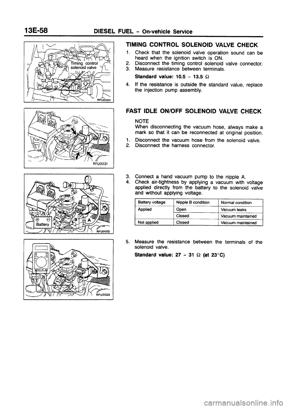 MITSUBISHI CARISMA 1997  Workshop Manual 