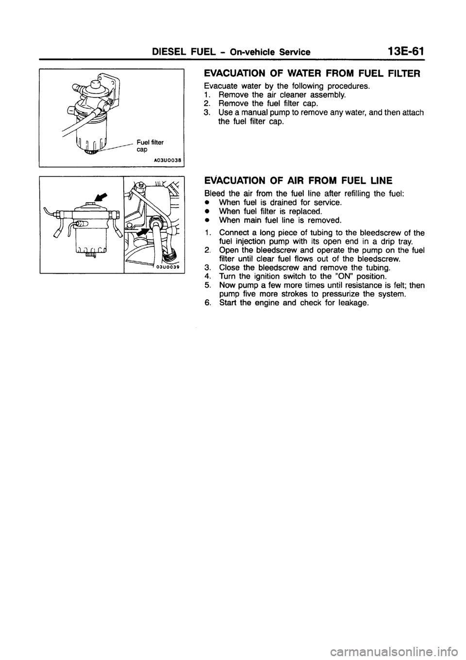 MITSUBISHI CARISMA 1997  Workshop Manual 