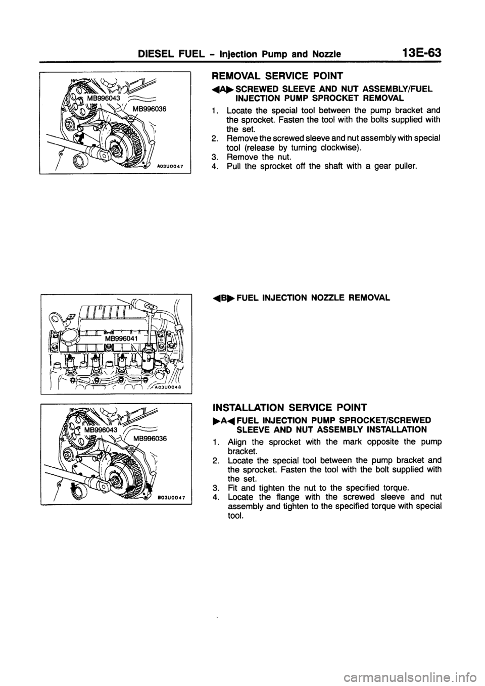 MITSUBISHI CARISMA 1997  Workshop Manual 
