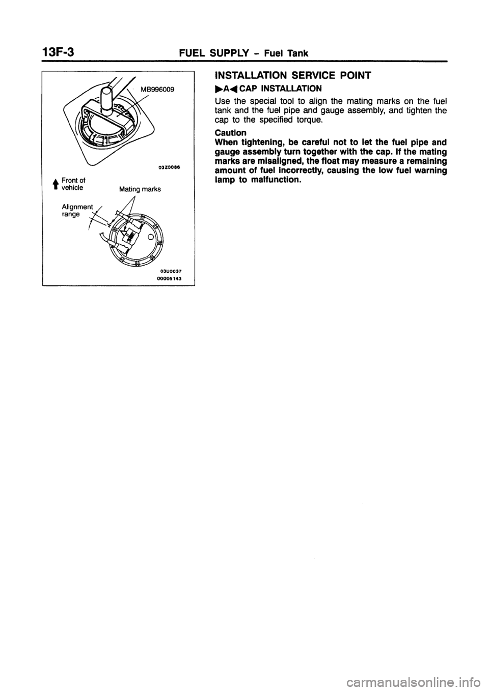 MITSUBISHI CARISMA 1997  Workshop Manual 