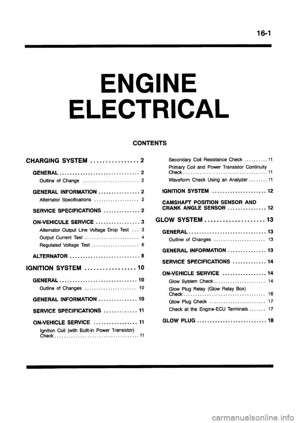 MITSUBISHI CARISMA 1997  Workshop Manual 
