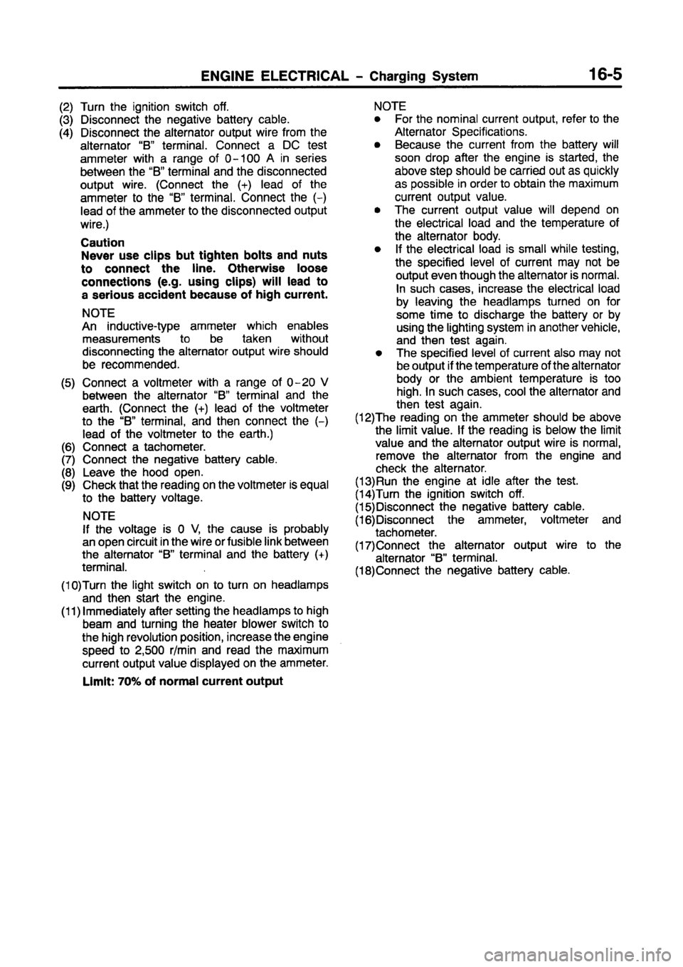 MITSUBISHI CARISMA 1997  Workshop Manual 