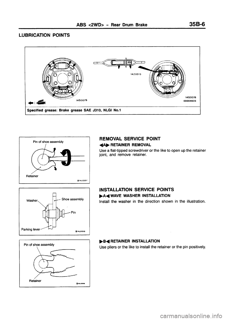 MITSUBISHI CARISMA 1997  Workshop Manual 