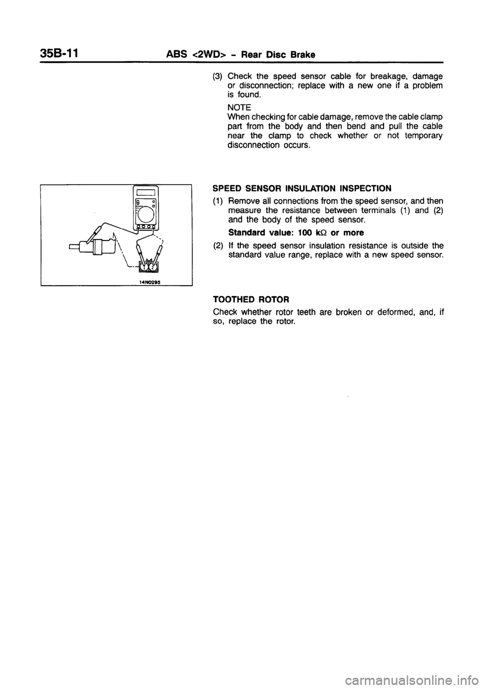 MITSUBISHI CARISMA 1997  Workshop Manual 