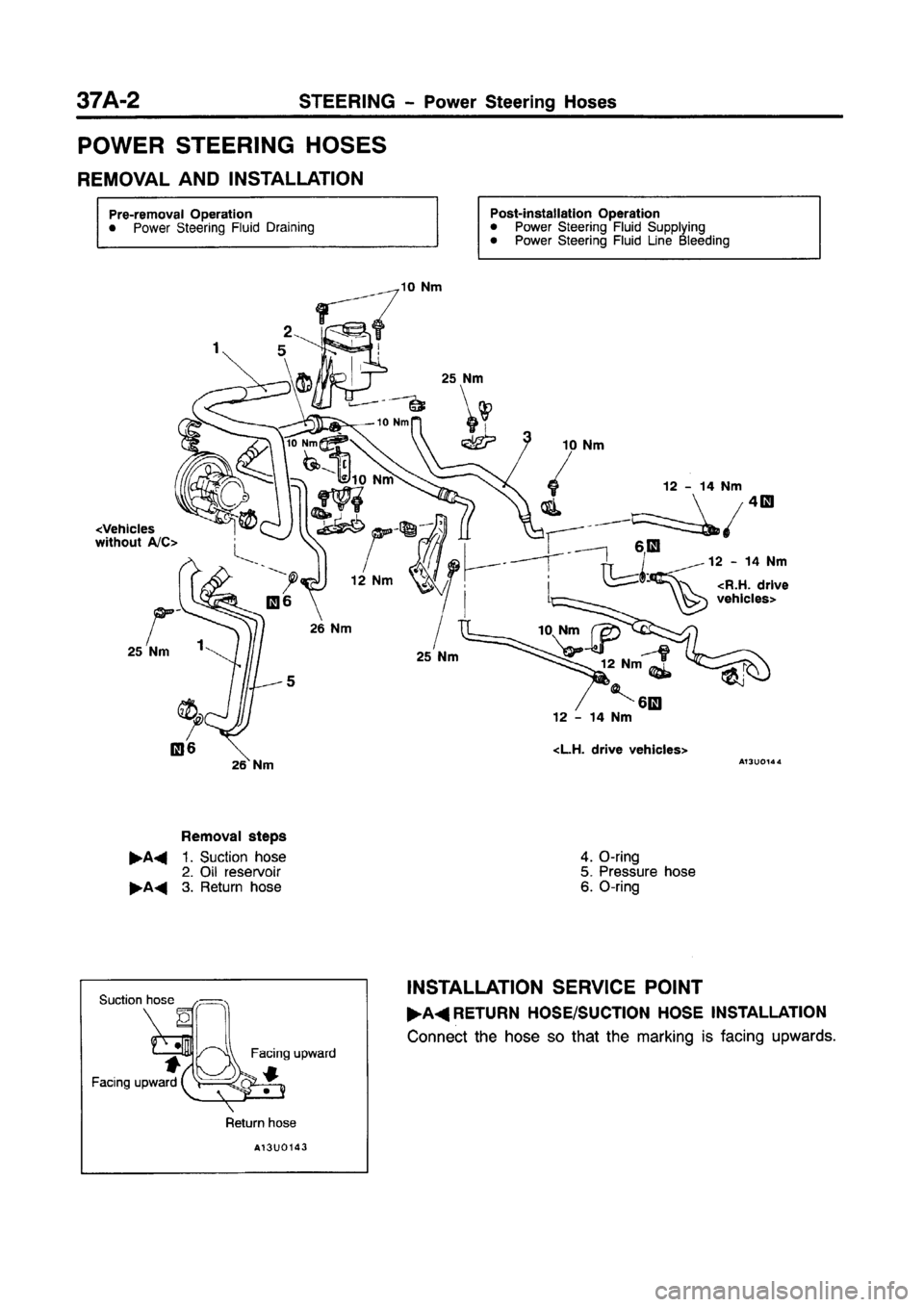MITSUBISHI CARISMA 1997  Workshop Manual 