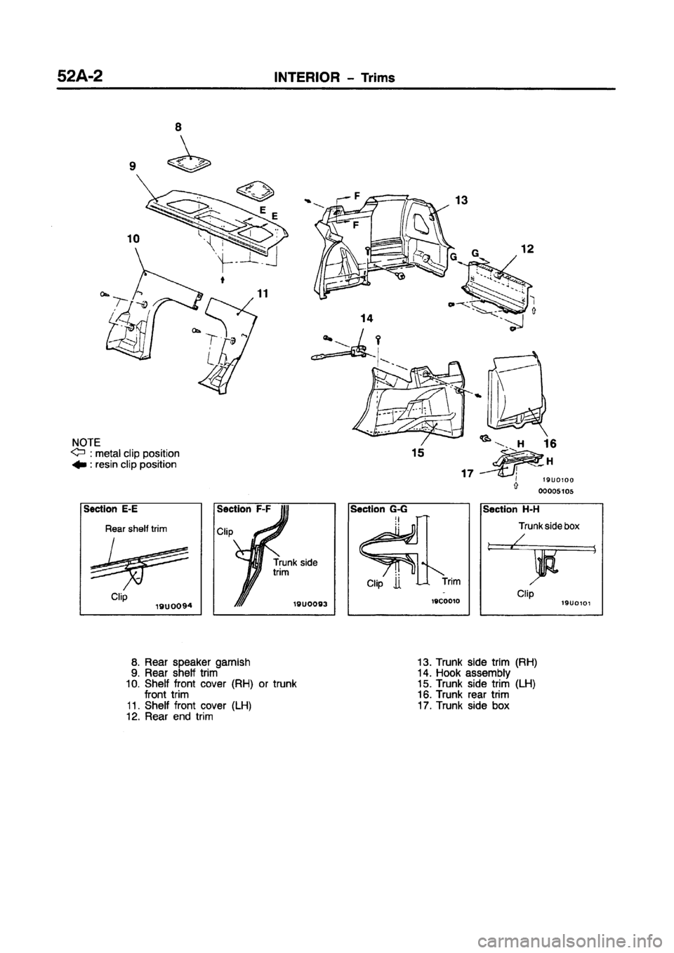 MITSUBISHI CARISMA 1997  Workshop Manual 