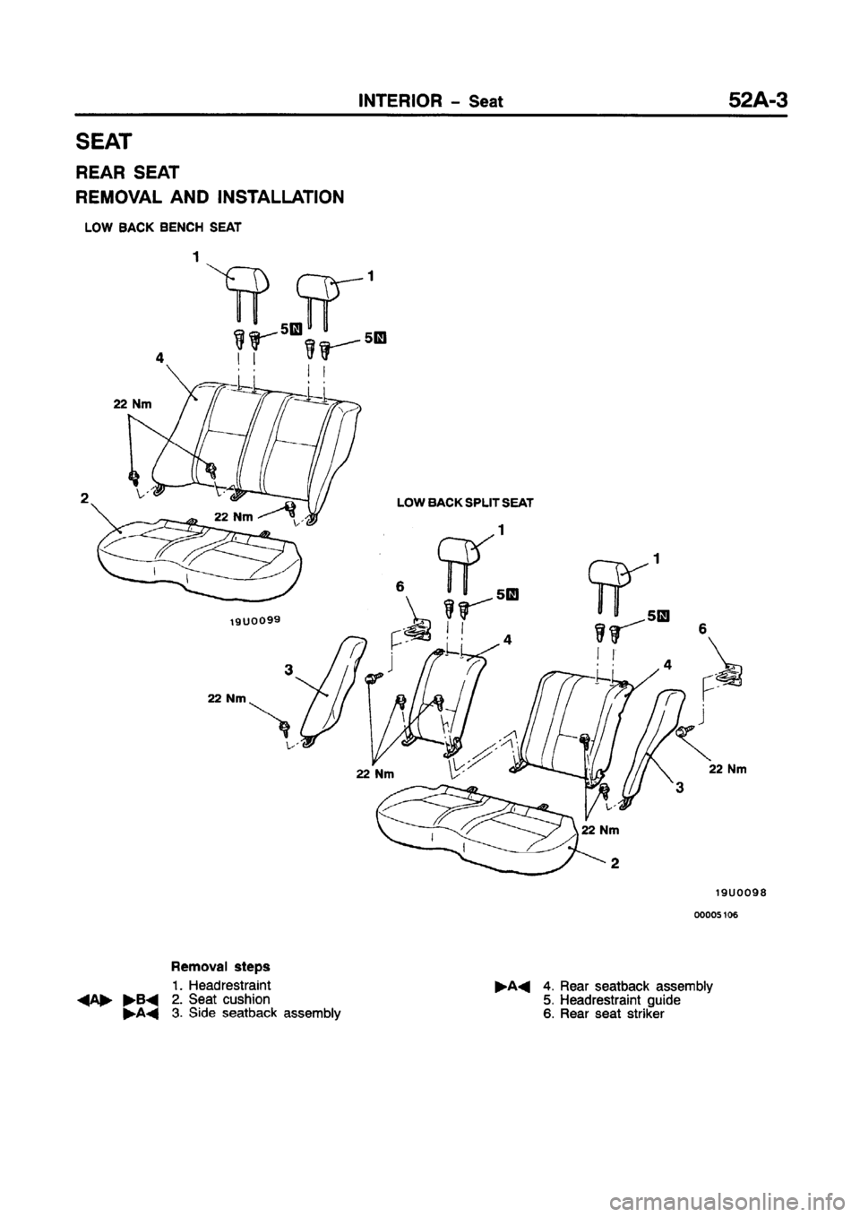 MITSUBISHI CARISMA 1997  Workshop Manual 
