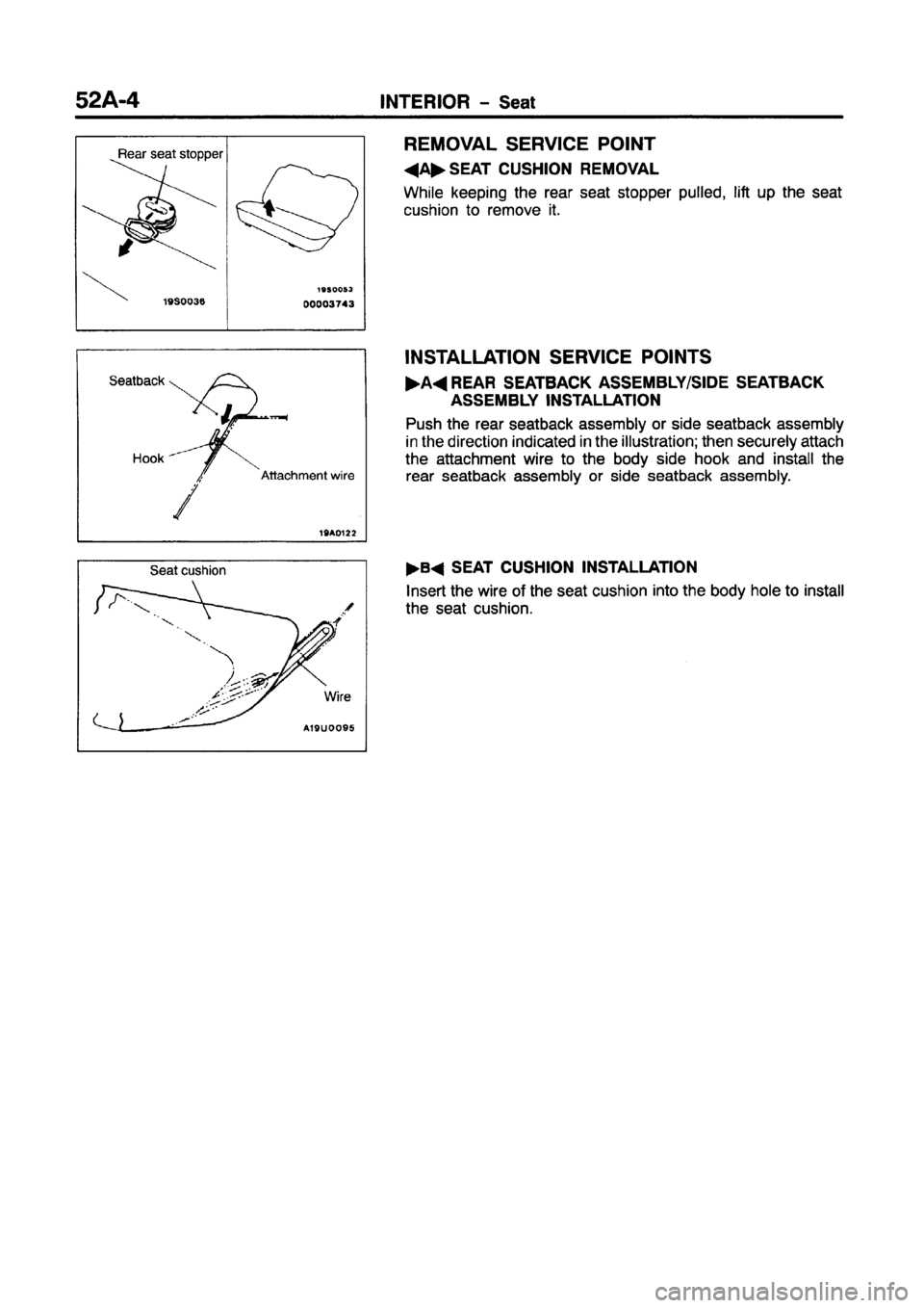 MITSUBISHI CARISMA 1997  Workshop Manual 