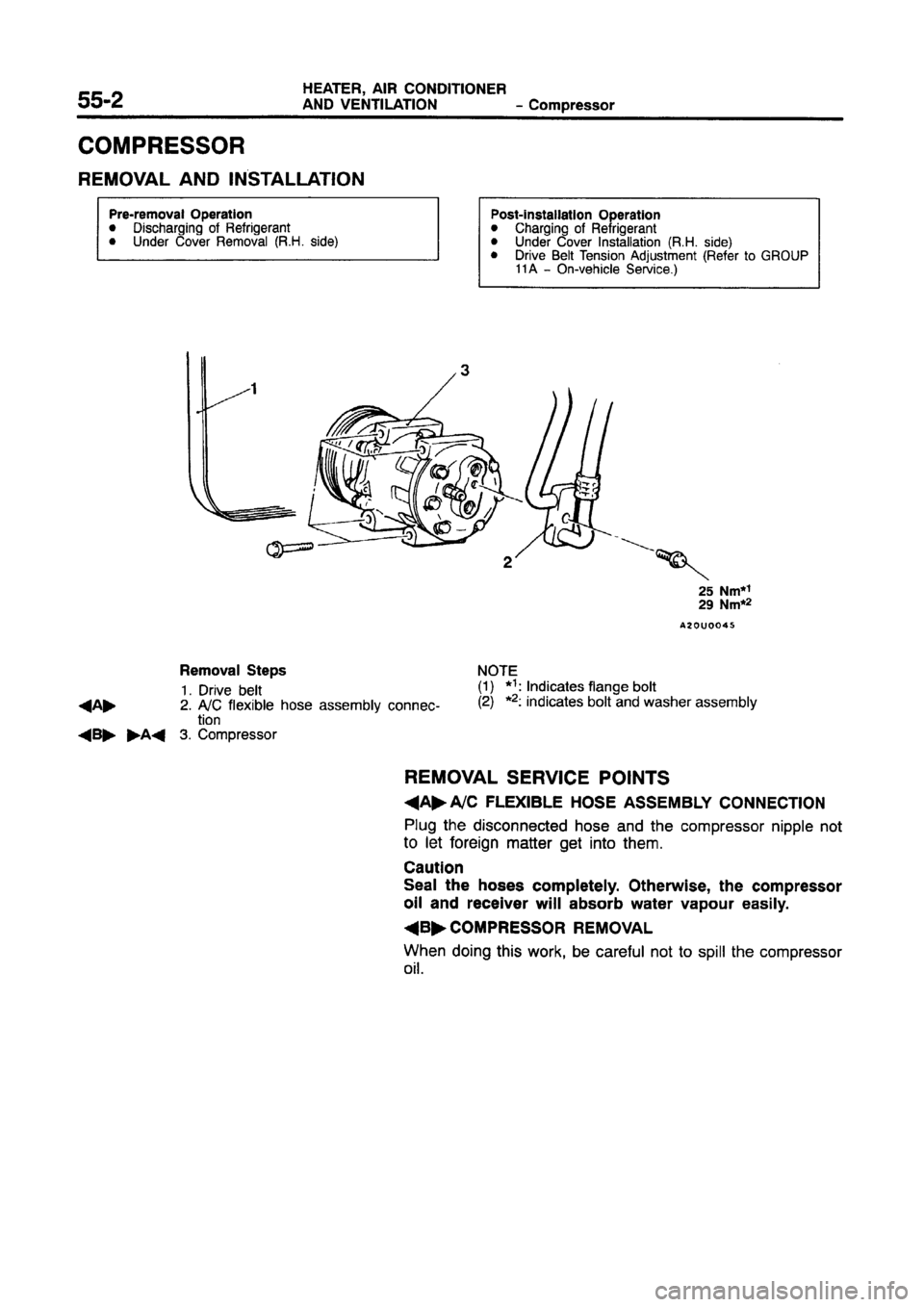 MITSUBISHI CARISMA 1997  Workshop Manual 