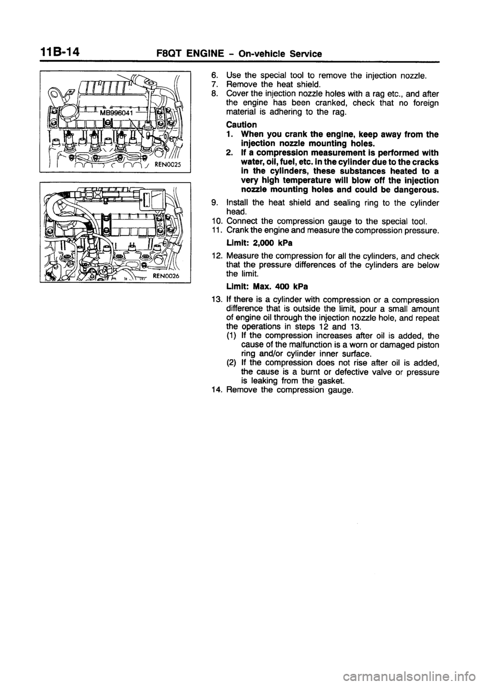 MITSUBISHI CARISMA 1997  Workshop Manual 