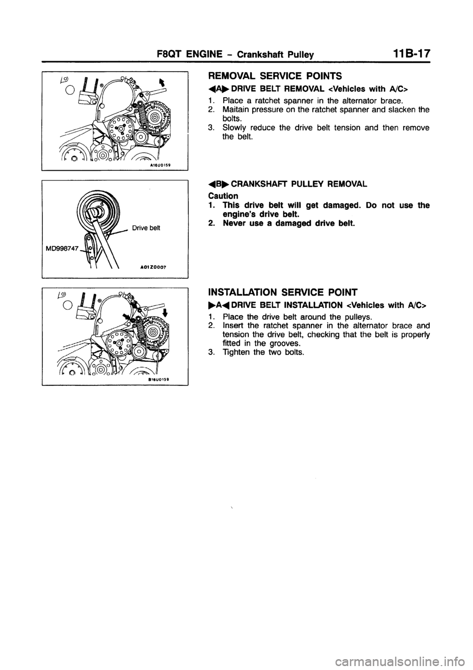 MITSUBISHI CARISMA 1997  Workshop Manual 