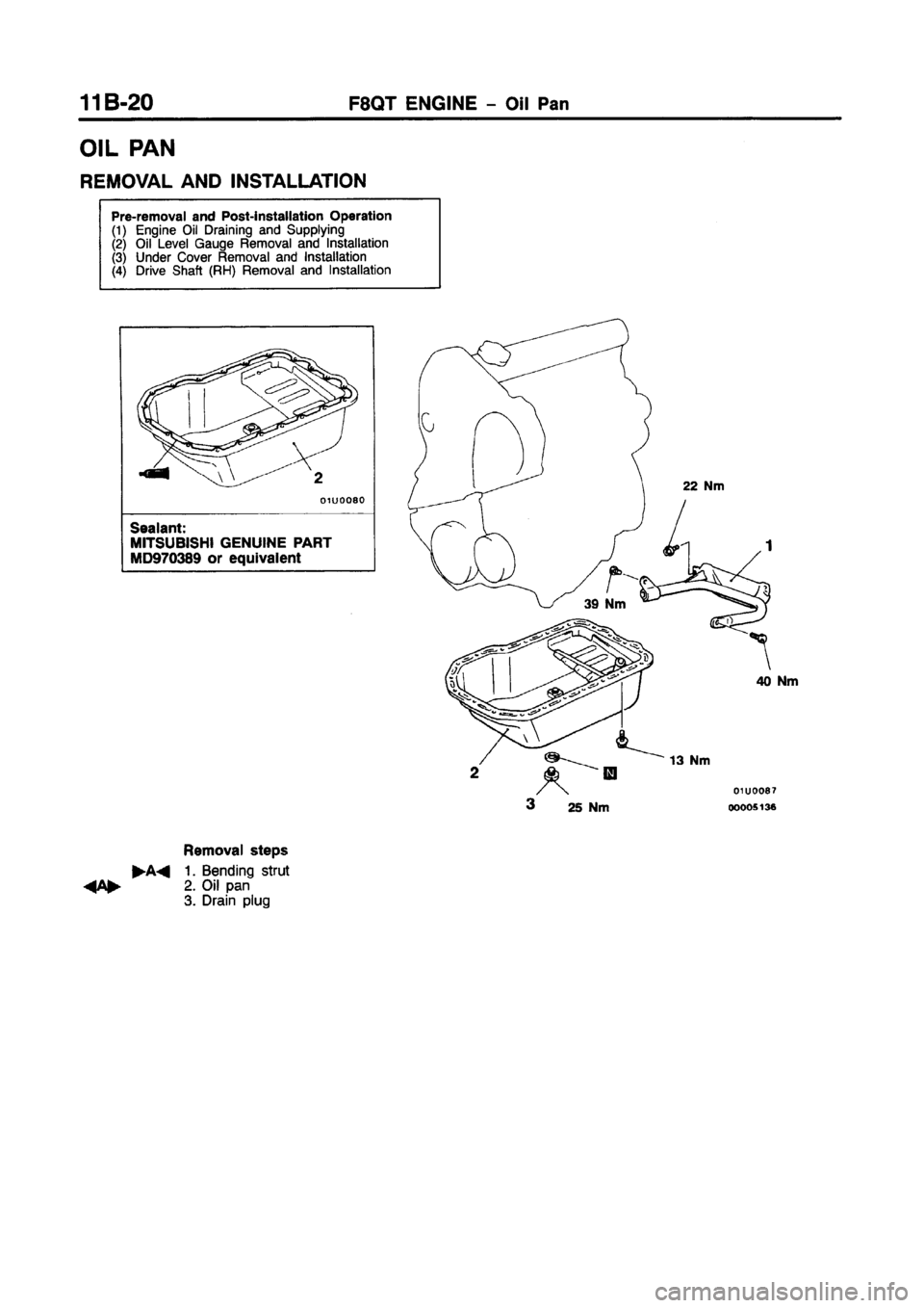 MITSUBISHI CARISMA 1997  Workshop Manual 