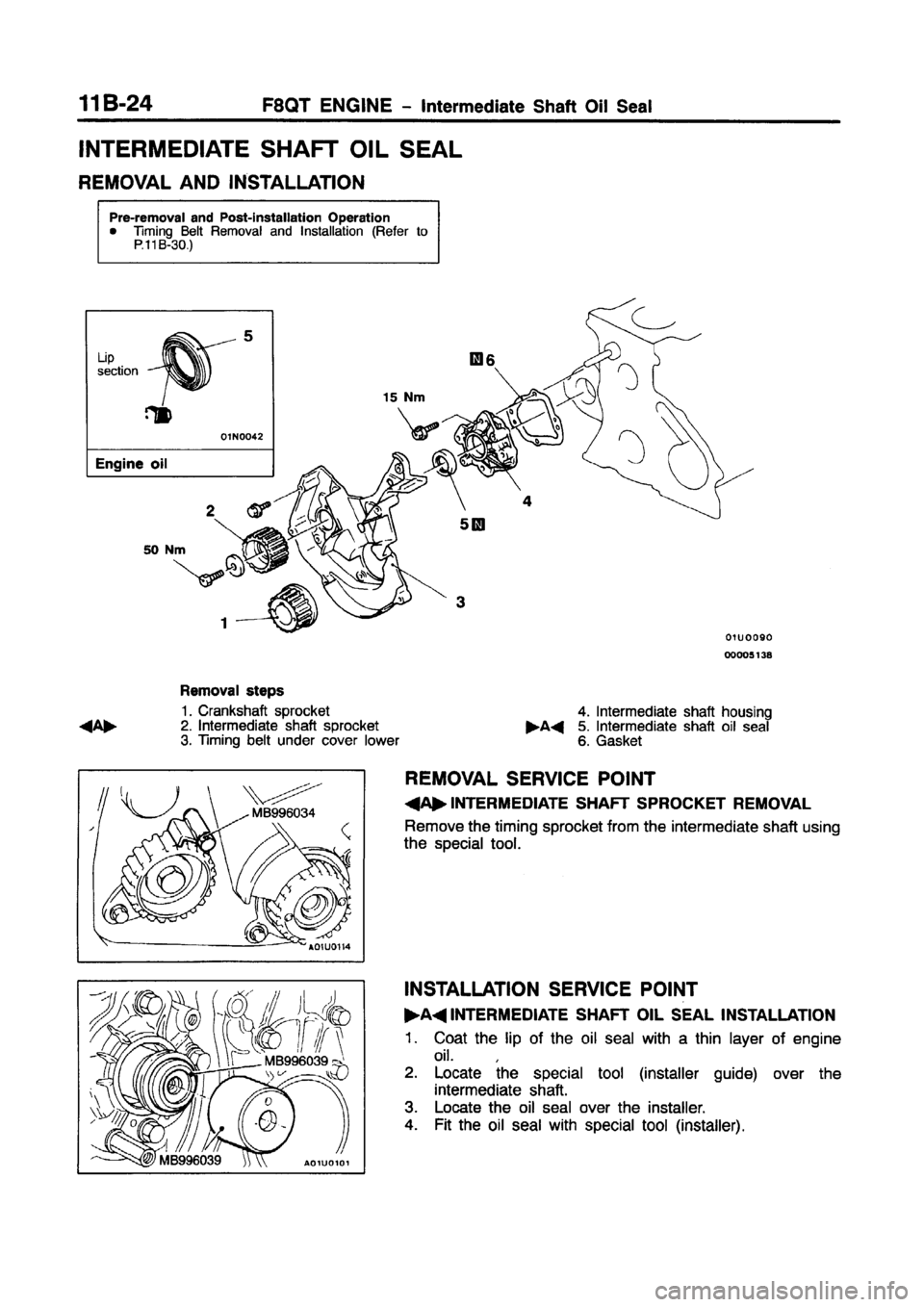 MITSUBISHI CARISMA 1997  Workshop Manual 