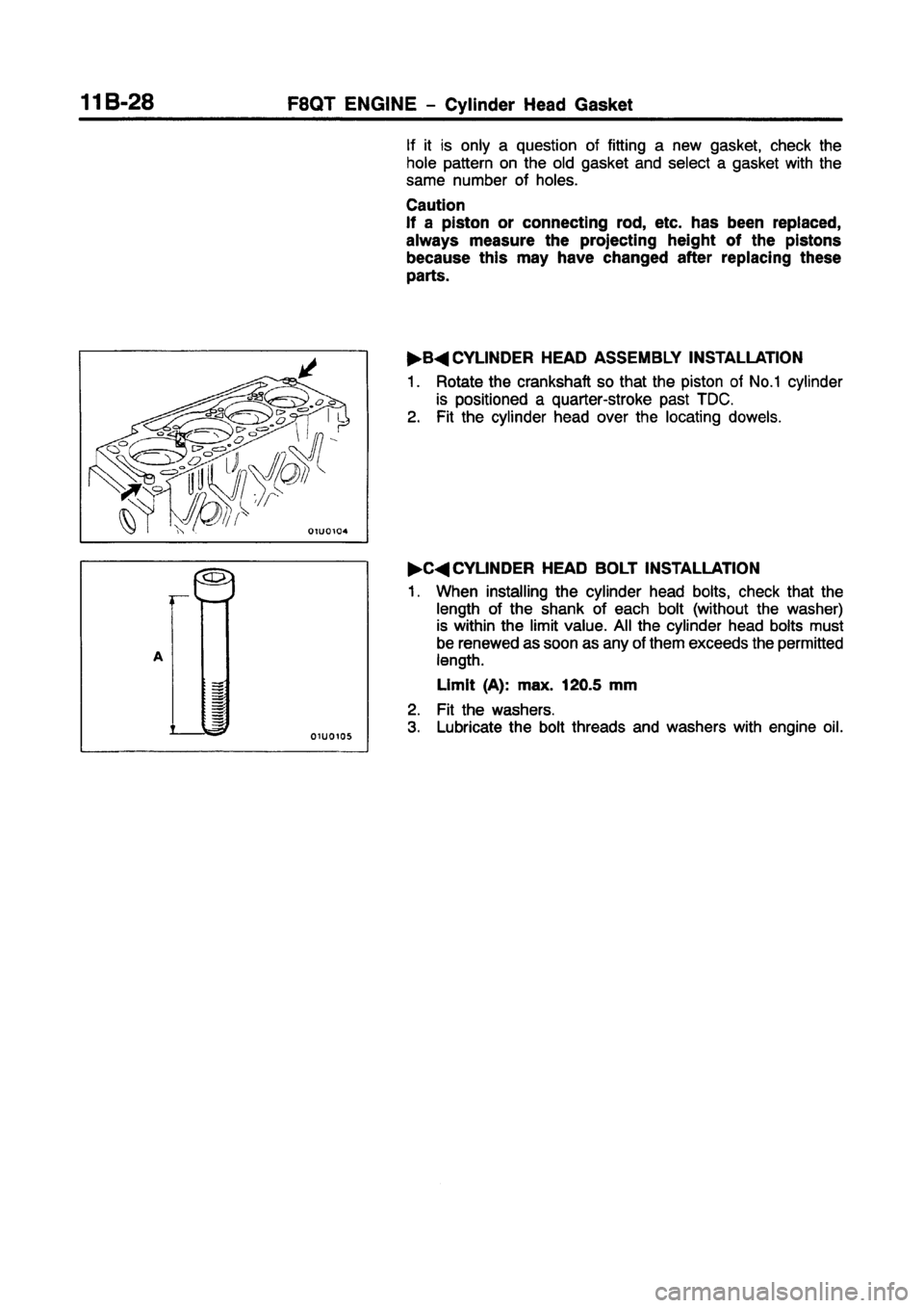 MITSUBISHI CARISMA 1997  Workshop Manual 