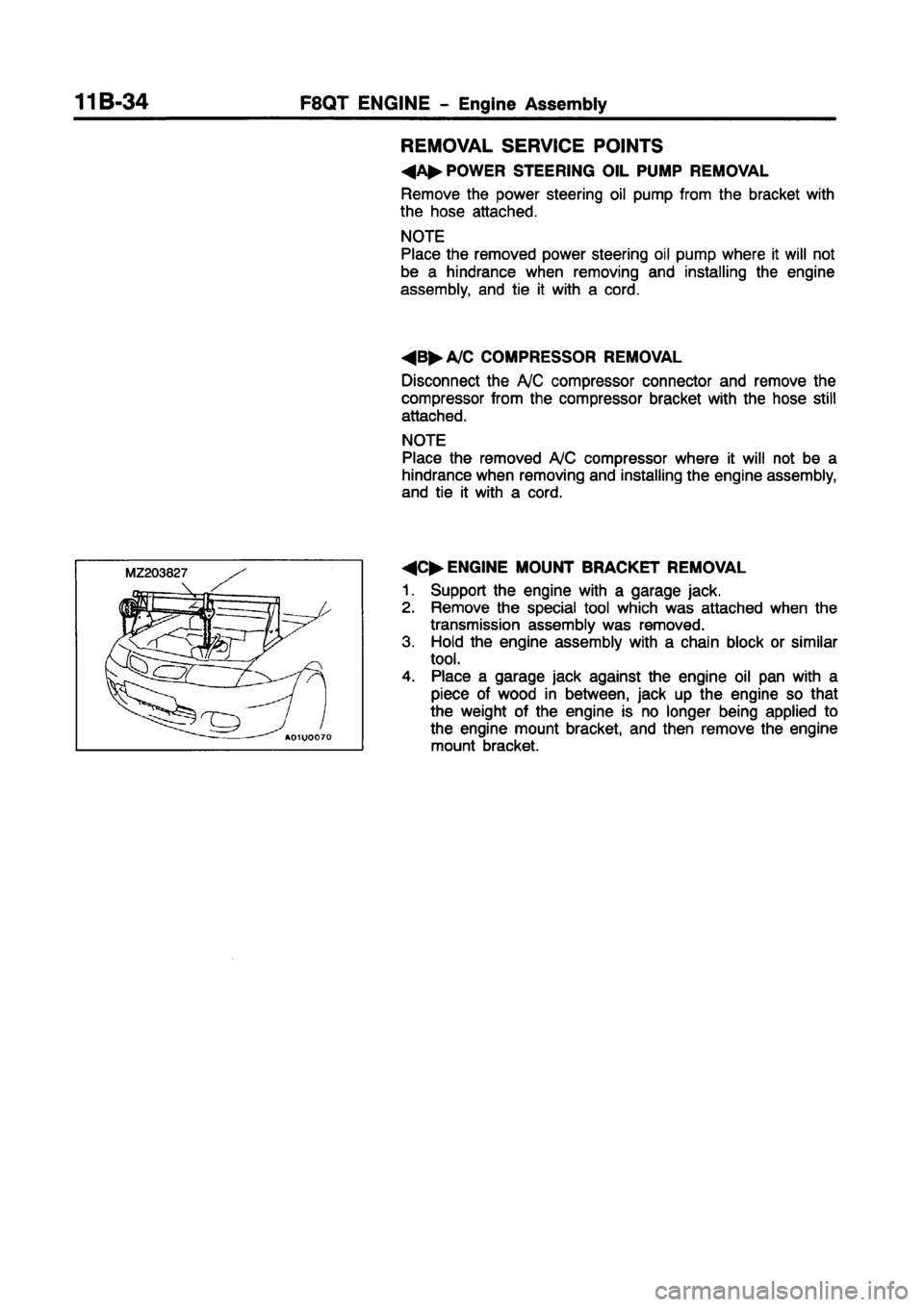 MITSUBISHI CARISMA 1997  Workshop Manual 